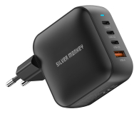 Silver Monkey Ładowarka GaN Smart Quadro 100W PD Czarna - 1417253 - zdjęcie 7